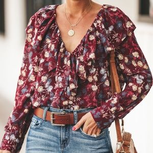 Vici ruffle blouse